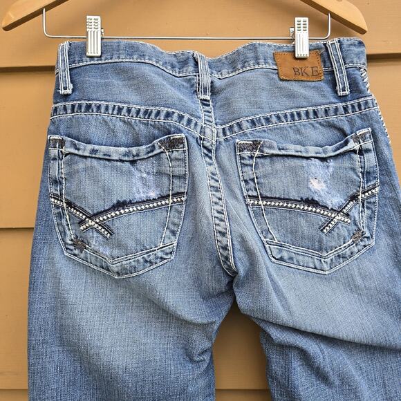 BKE Carter Jeans Mens 30x30 Button Fly Denim Pants Casual - Picture 4 of 10